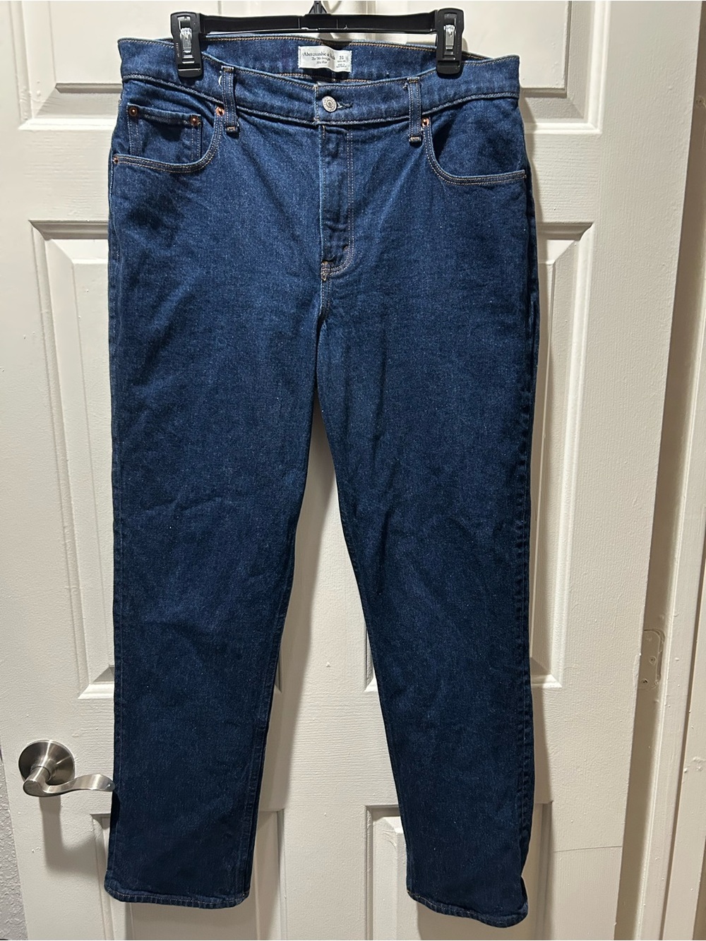 Abercrombie & Fitch Curve Love The 90s Straight Leg Mid Rise Size 31 Regular